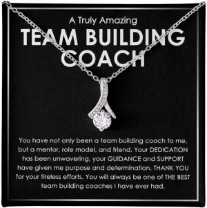 Necklace Message Card Box Alluring Standard - You Have Not Only Been Just - Sports Athletic Trainer Appreciation Coach