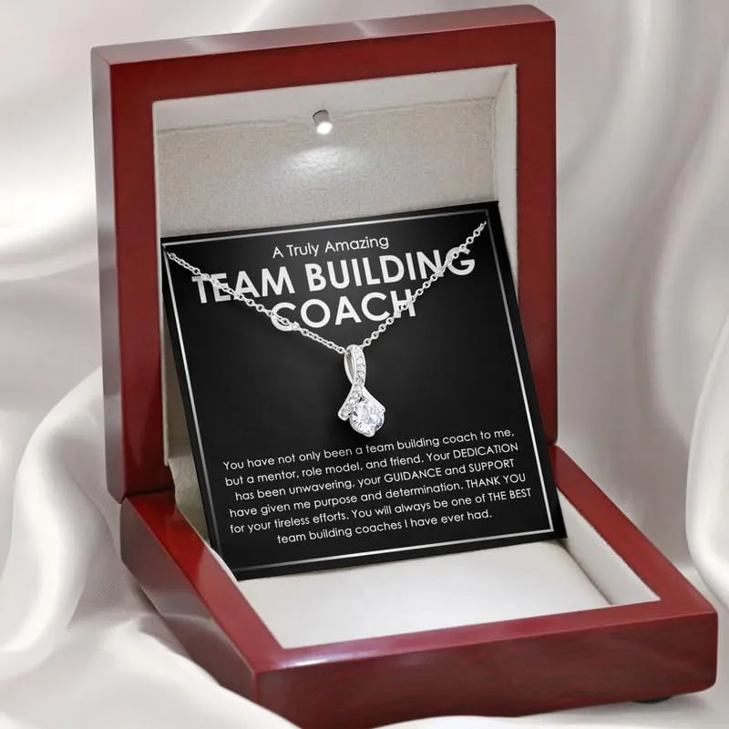 Necklace Message Card Box Alluring Standard - You Have Not Only Been Just - Sports Athletic Trainer Appreciation Coach