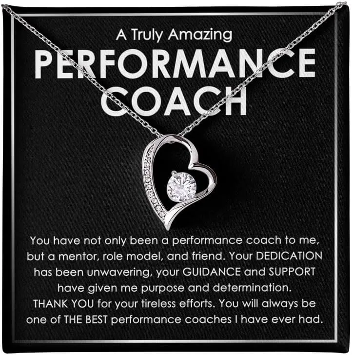 Necklace Message Card Box Forever Love Standard - You Have Not Only Been Just - Sports Athletic Trainer Appreciation Coach