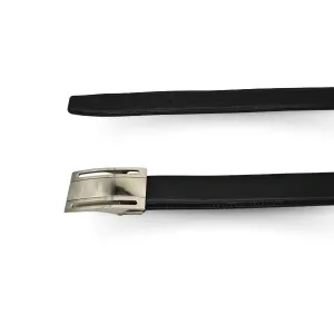 NEW Oxford Black Genuine Leather