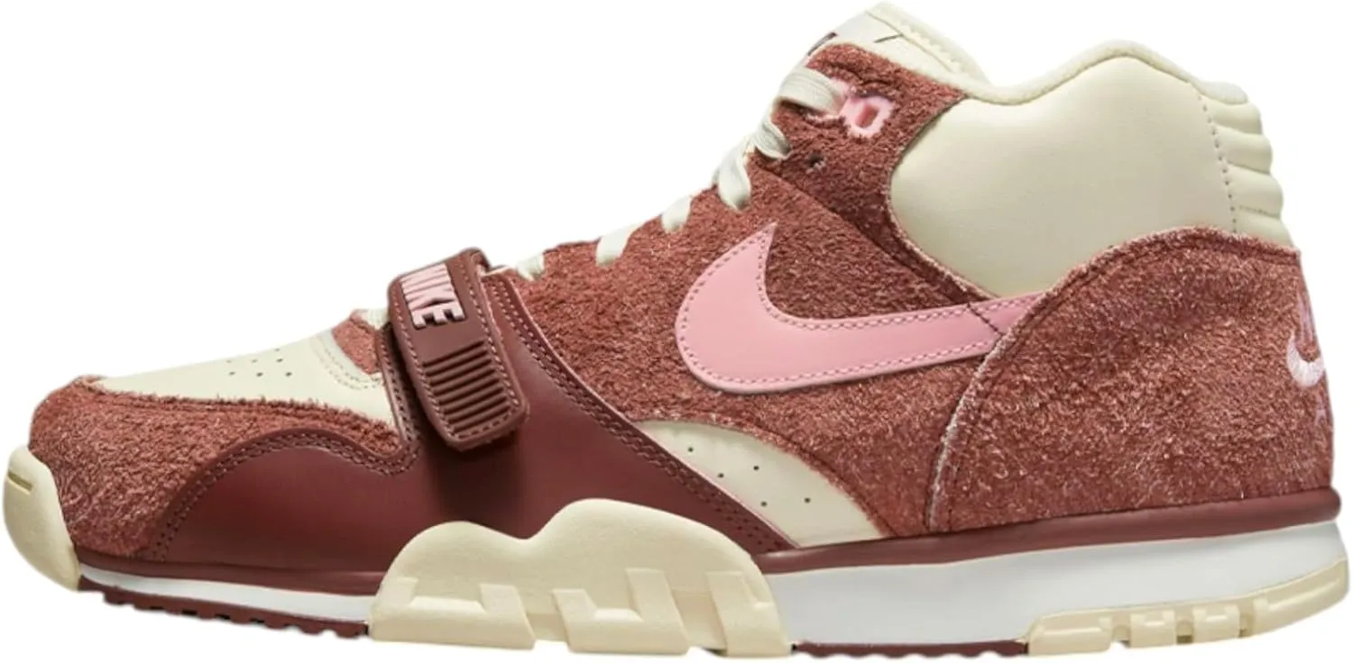Nike mens Air Trainer 1 Shoes, Dark Pony/Medium Soft Pink, 9