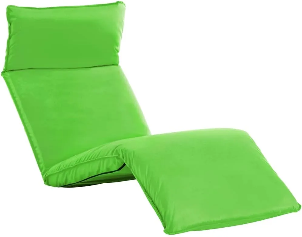 Outdoor Lounge Chair, Chaise Lounge for Patio & Lawn, Outdoor Patio Furniture,Pool Lounge Chairs,for Camping, Lakeside, Foldable Sunlounger Oxford Fabric Green