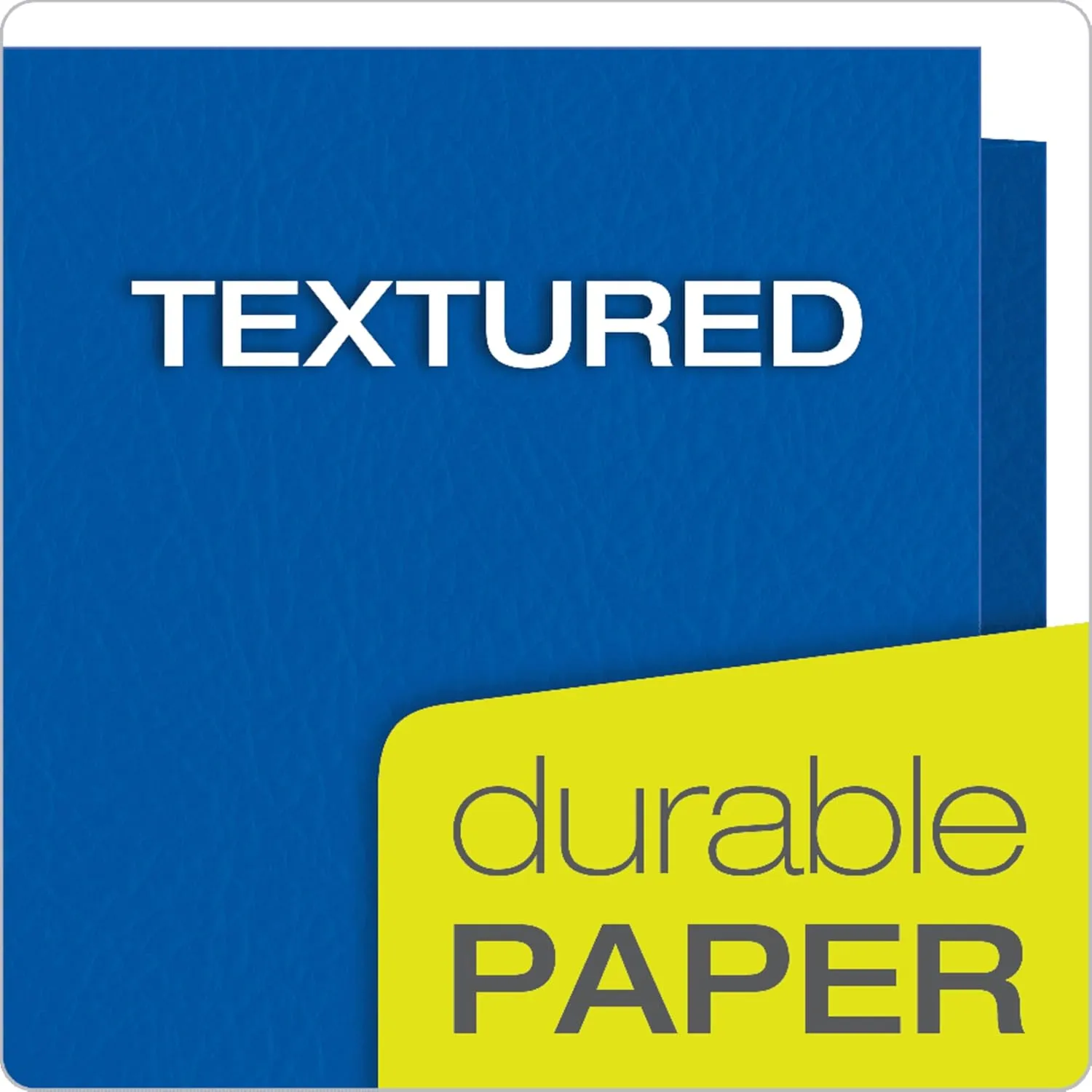 Oxford Twin-Pocket Folders, Textured Paper, Letter Size, Royal Blue, Holds 100 Sheets, Box of 25 (57512EE)