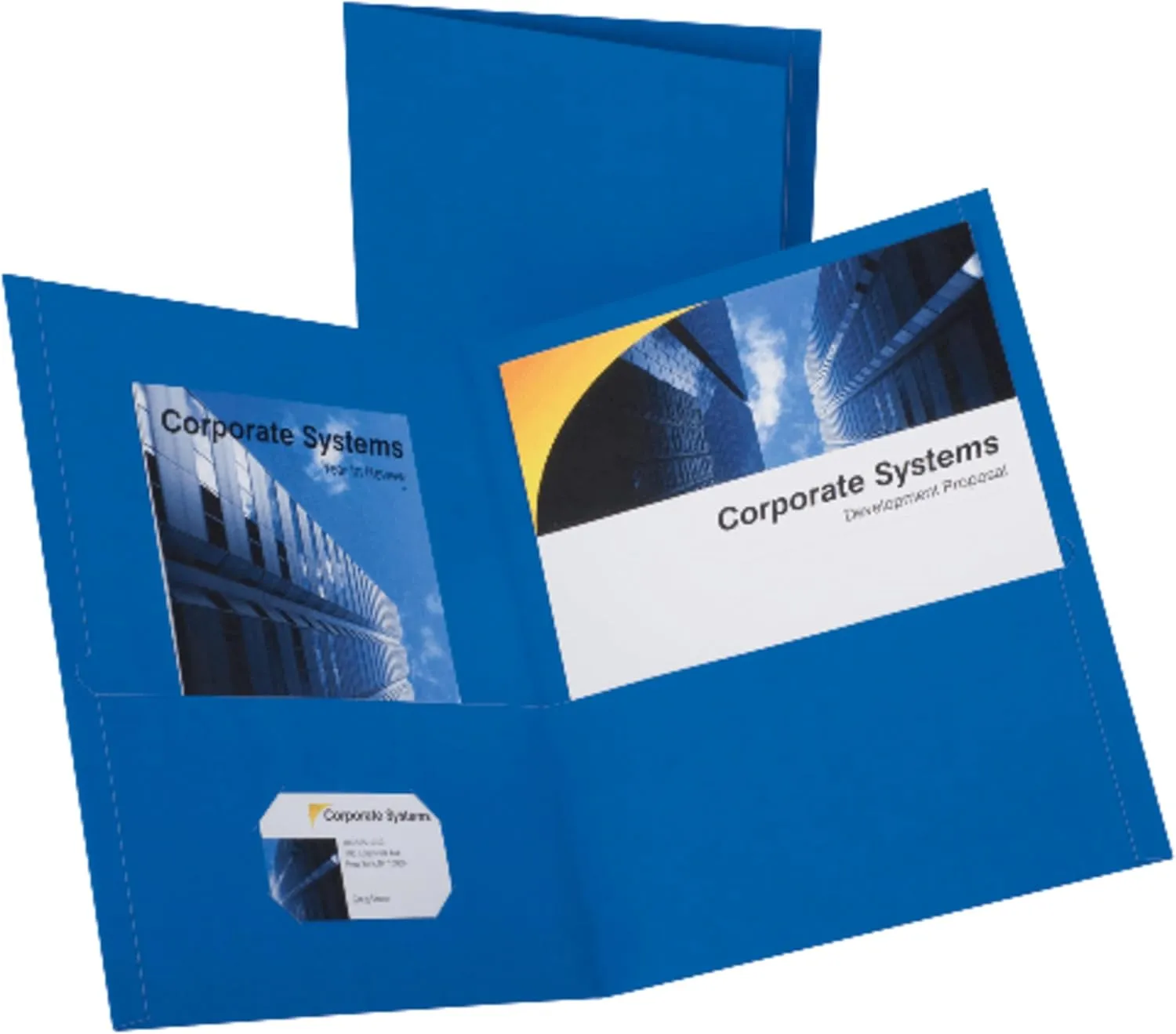 Oxford Twin-Pocket Folders, Textured Paper, Letter Size, Royal Blue, Holds 100 Sheets, Box of 25 (57512EE)