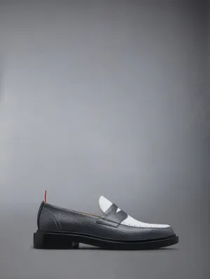Pebble Grain Leather Penny Loafer