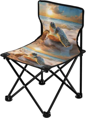 Portable Camping Folding Chairs Foldable Chair Small Tortoise Beach Lightweight Backpacking Outdoor Outside Fishing