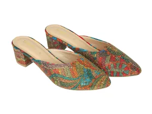 PREMIUM LADIES CUT OUT MULE 91238