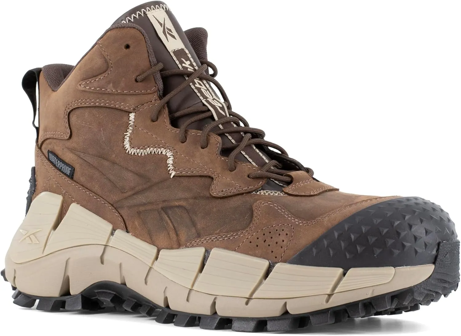 Reebok Work Men's Zig Kinetica Edge II Work Safety, Brown, 11.5 Wide