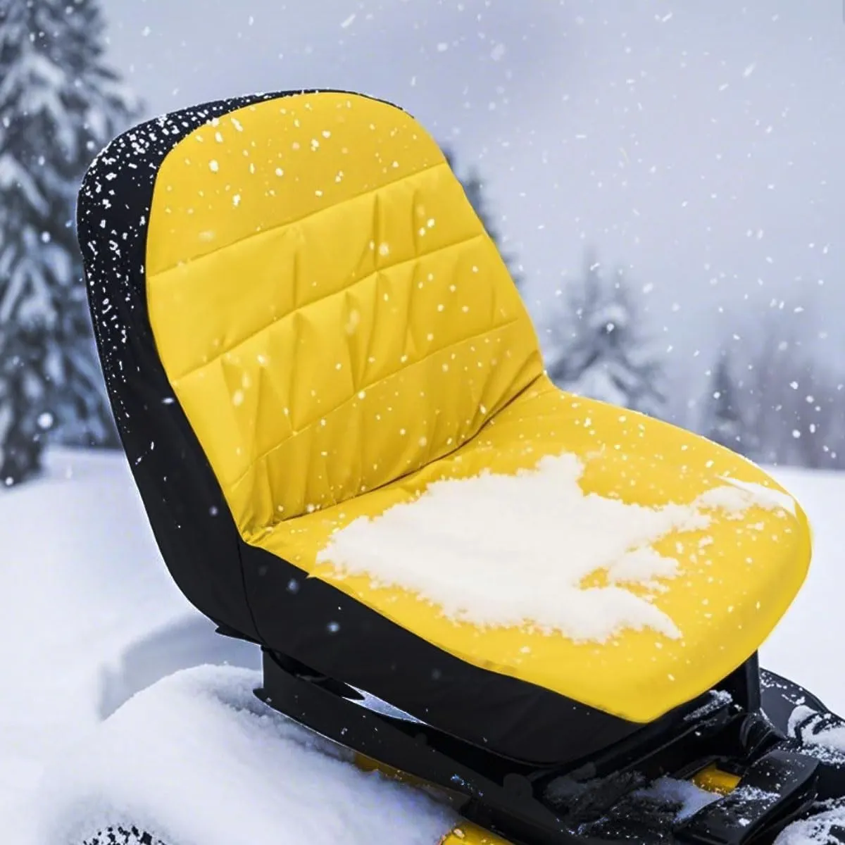 Riding Lawn Mower Seat Cover Compatible with John Deere,Tractor Seat Cover Compatible with Cub Cadet,for Craftsman,Mower Seat Cushion (Medium)