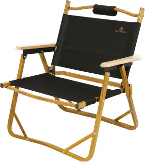 ROCK CLOUD Portable Folding Camping Chair Low Beach Chairs for Camp Lawn Hiking Sports Hunting