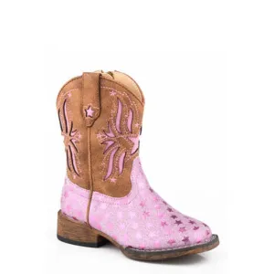 Roper Toddler Starlet Pink Glitter/ Brown 09-017-1903-3619