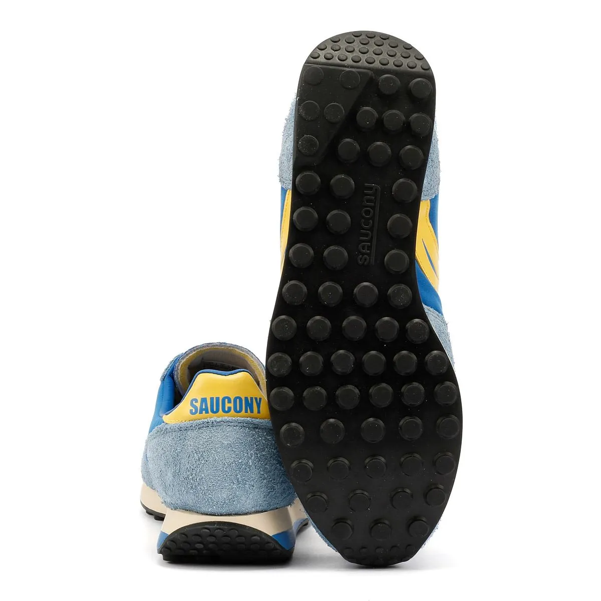 Saucony Trainer 80 Original Blue/Mustard Trainers