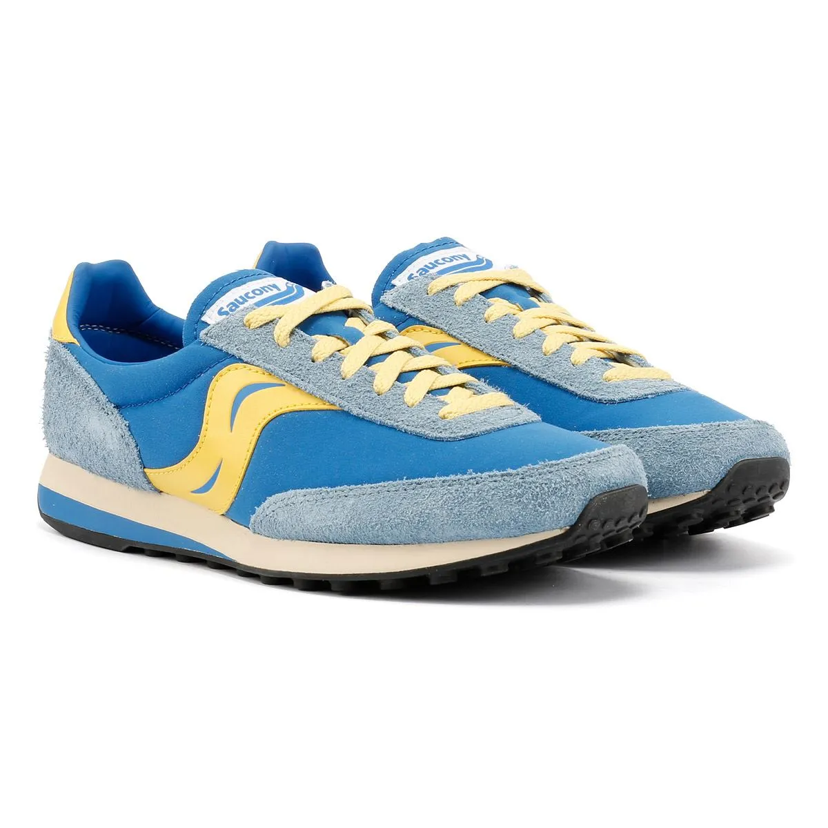 Saucony Trainer 80 Original Blue/Mustard Trainers