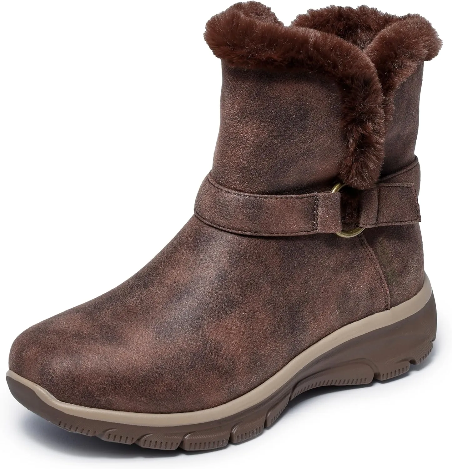 Skechers Women's Easy Going-Dreamers Move-Hands Free Slip-ins Ankle Boot