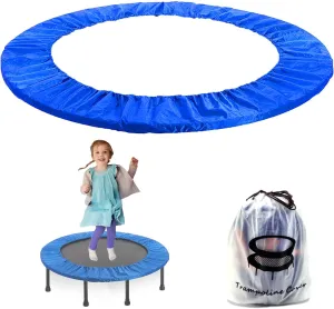 Small Trampoline Spring Cover 38 Inch Replacement Safety Pad for Mini Trampoline 3 Layer Protect Tear-Resistant Oxford Cloth Easy to Install Replacement for Home, Gym - Multiple Colour