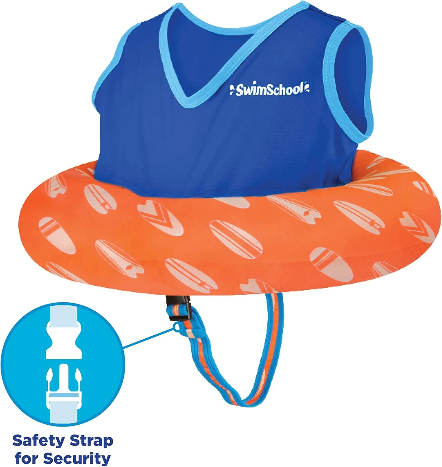 SwimSchool TOT Swim Trainer Vests for Toddlers Ages 2-4 – Boys/Girls – Multiple Colors/Styles – Learn to Swim Pool Floaties