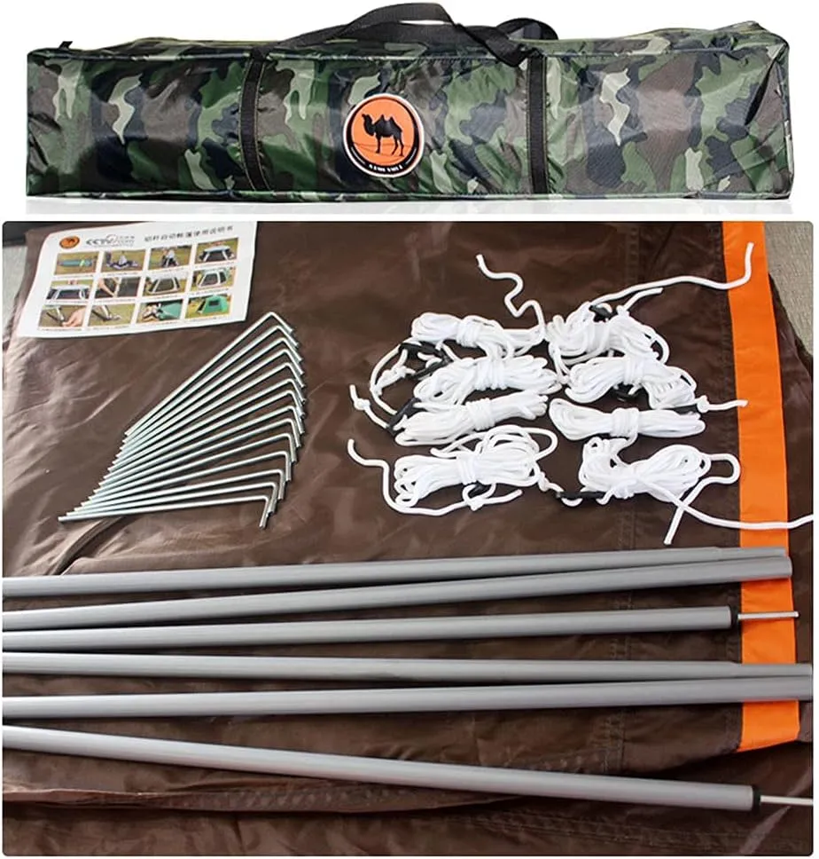 Tents Pop Up 2-4 5-8 Man Person Camping Waterproof Instant Automatic Easy Set Up Dome Holiday (#1 330cm) (#1 240cm) (#2 240cm)
