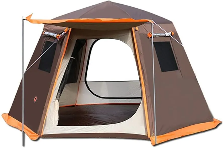 Tents Pop Up 2-4 5-8 Man Person Camping Waterproof Instant Automatic Easy Set Up Dome Holiday (#1 330cm) (#1 240cm) (#2 240cm)