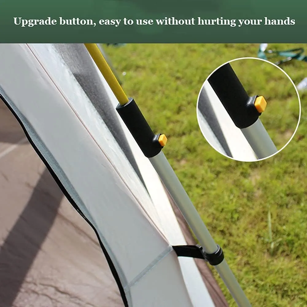 Tents Pop Up 2-4 5-8 Man Person Camping Waterproof Instant Automatic Easy Set Up Dome Holiday (#1 330cm) (#1 240cm) (#2 240cm)