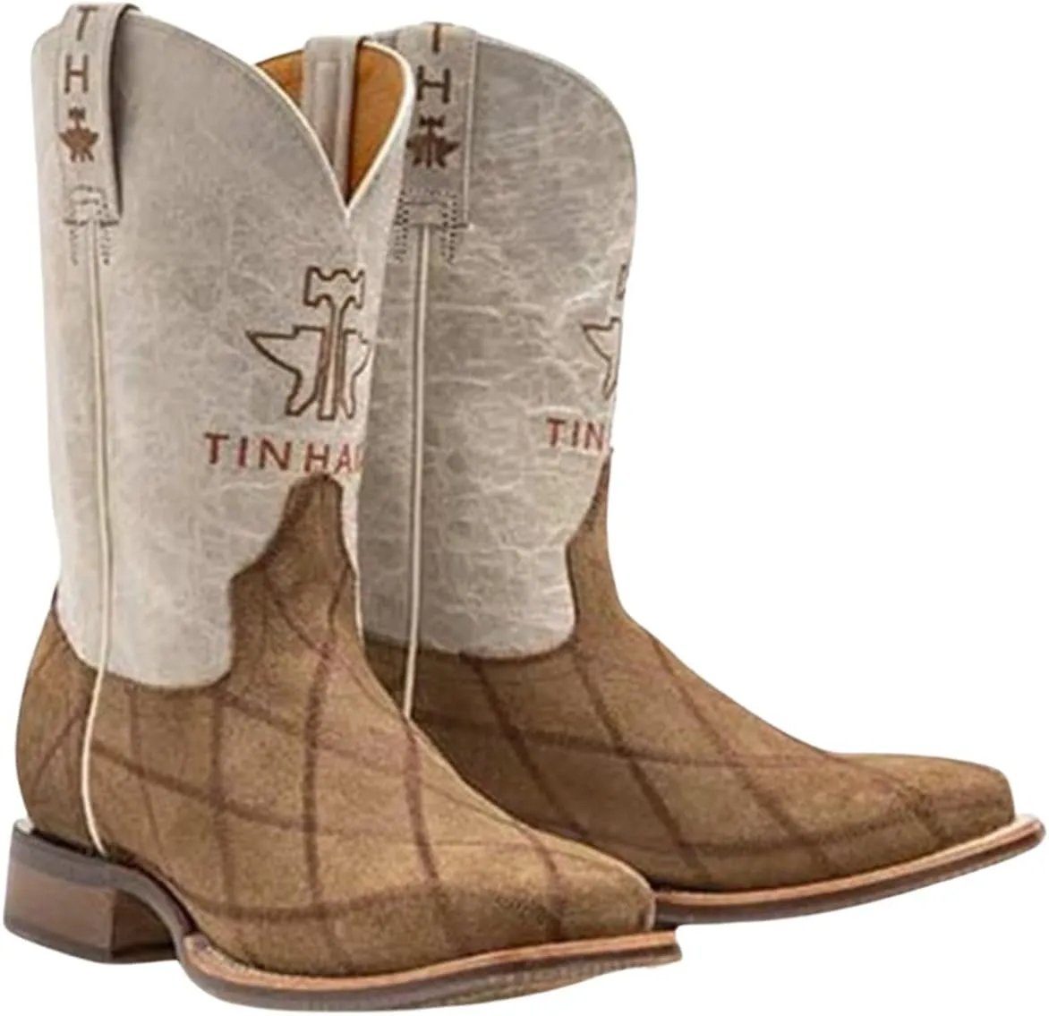 Tin Haul Men's Power Surge Western Boot Broad Square Toe - 14-020-0101-5001 Br