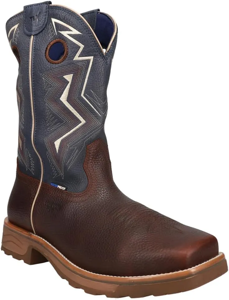 Tony Lama Men's Force 11" Wide Square Composite Toe Waterproof Work Boot