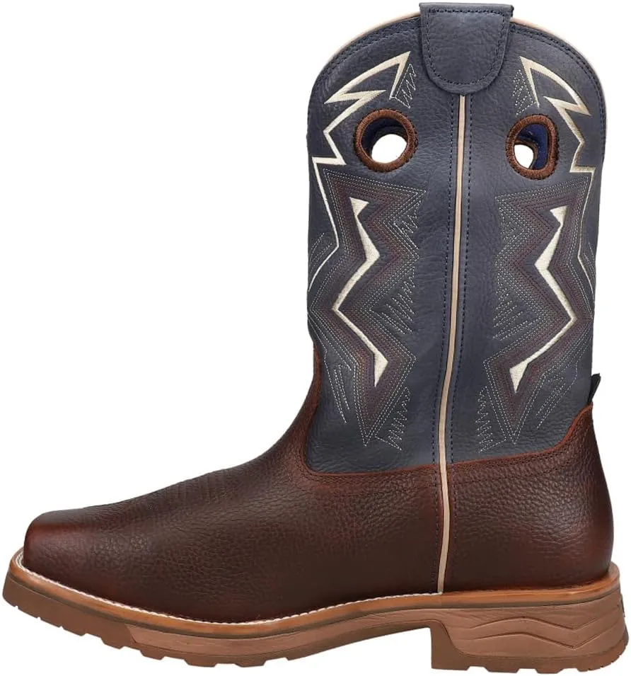 Tony Lama Men's Force 11" Wide Square Composite Toe Waterproof Work Boot