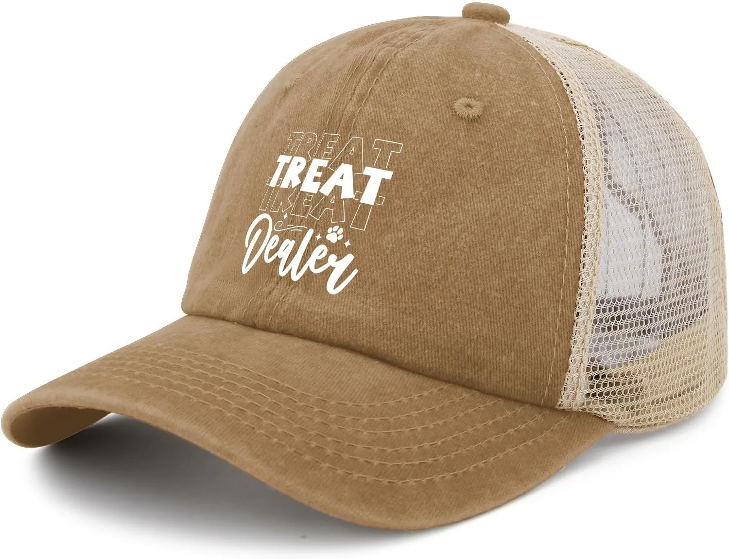 Treats Dealer Chow Mix Dog Trainer caps Custom Baseball Cap Trucker Hats Women Gifts for Daughter Outdoor Caps