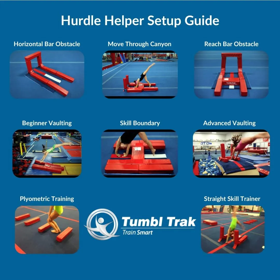 Tumbl Trak Hurdle Helper Mat, Custom Gymnastic and Cheer Training Aid
