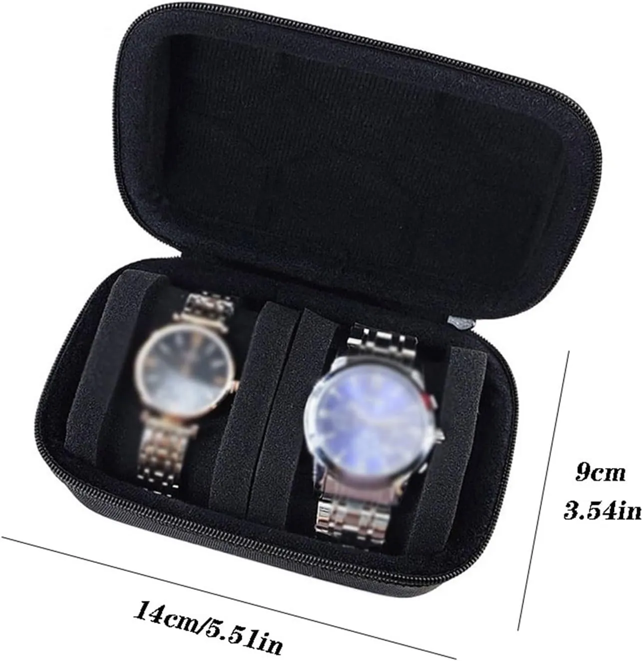 Watch Box Organizer Exquisite Watch Storage Bag Multifunctional Watch Organizers Suitable for Home Travel and Business Trips (excluding Watches) watch case(Medium)
