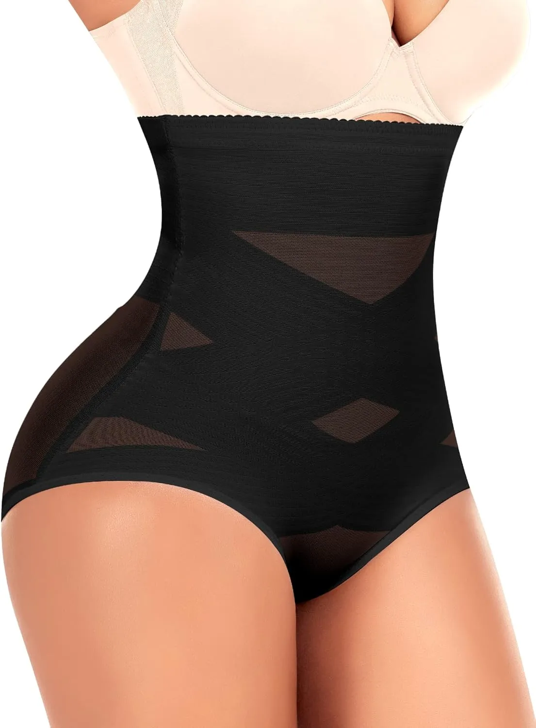 Werena Tummy Control Shapewear Panties for Women High Waist Cincher Shaping Underwear Body Shaper Panty Girdle