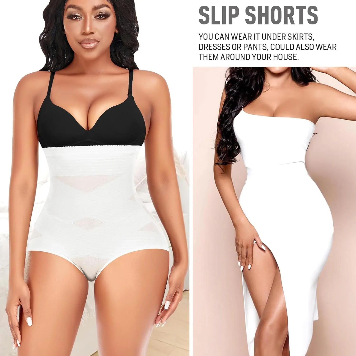 Werena Tummy Control Shapewear Panties for Women High Waist Cincher Shaping Underwear Body Shaper Panty Girdle